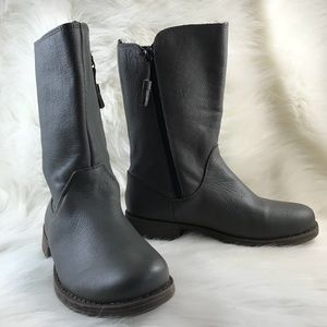 Skechers Leverages- Authorize Black Boots Sz 6